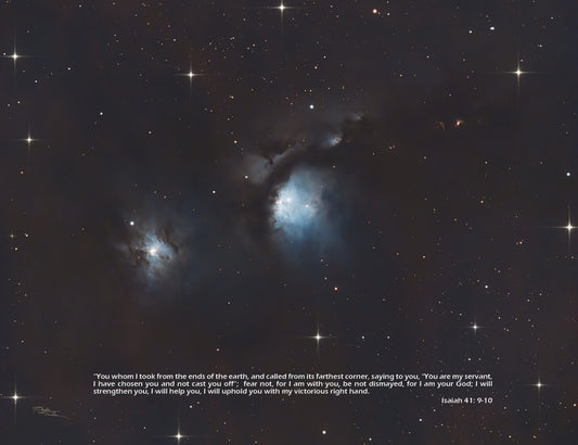 Casper The Friendly Ghost Nebula M78- 24"x18" Canvas Print - Where God Guides