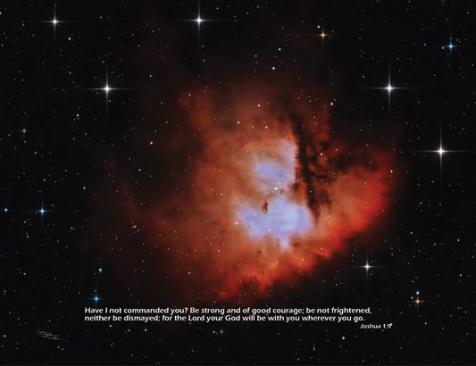 NGC 281 Pacman Nebula 24"x18" Canvas Print - Where God Guides