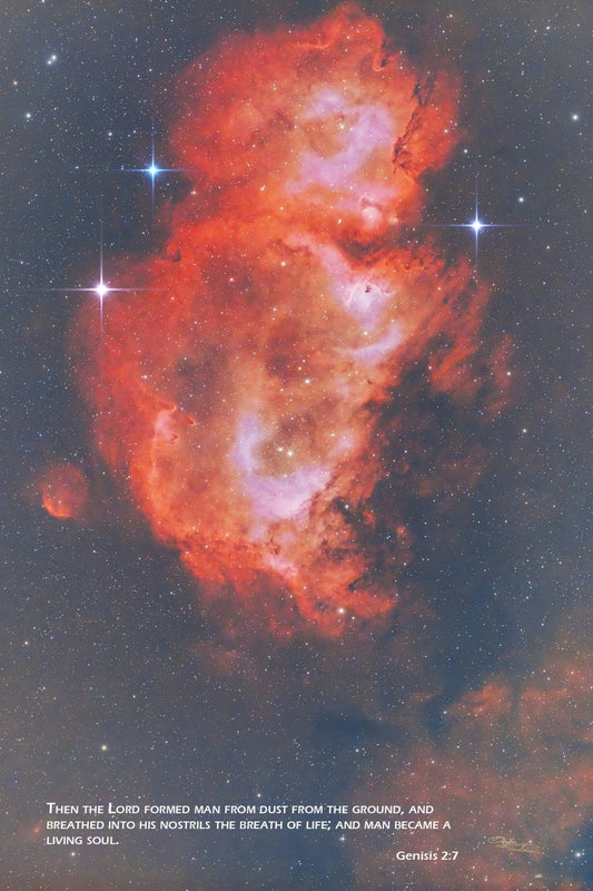 Soul Nebula IC-1848 16"x24" Poster - Where God Guides